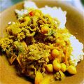 みのらちゃん's cooksnap of when they made 簡単♪海老と豆のココナッツカレー.