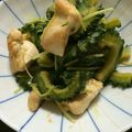 カワカリ☆'s cooksnap of when they made 簡単☆ゴーヤと鳥肉のピリ辛スイチリ炒め.