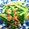 ricocchi's cooksnap of when they made ★小松菜と桜海老のナンプラー炒め★.