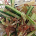 むっちゃり's cooksnap of when they made きゅうりと茗荷の梅おかか和え.