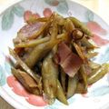 gonnanmama's cooksnap of when they made ピリ辛☆ベーコン＆ごぼうのきんぴら.
