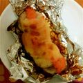 あゆみっくす７７７'s cooksnap of when they made 長芋の明太マヨチーズ焼き♪.