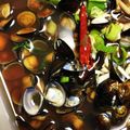 JA2136's cooksnap of when they made 台湾屋台料理風しじみの醤油漬け.