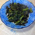 のじまさん's cooksnap of when they made 春菊キンピラ風炒め.
