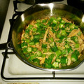 eternatie's cooksnap of when they made 簡単　オクラとツナ炒め.