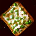 御ちゃちゃ's cooksnap of when they made ちょっと大人の。。。枝豆チーズトースト.
