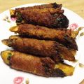 canadawhistler's cooksnap of when they made なすの豚肉大葉巻き.