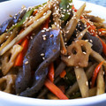 Nacchanluv's cooksnap of when they made 蓮根とごぼうのピリ辛きんぴら.