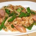 きらり流れ星's cooksnap of when they made 我が家のナポリタンスパゲティ.