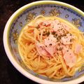 asamism00's cooksnap of when they made 大盛り！生クリームと卵黄のカルボナーラ.