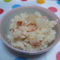 にわぁーん's cooksnap of when they made コンソメとベーコンの炊き込みごはん.