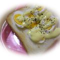 ゆけり３兄弟's cooksnap of when they made 簡単☆茹でたまごトースト.