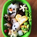 ☆☆なぉぁき☆'s cooksnap of when they made アナと雪の女王から❄︎オラフ♪キャラ弁♪.