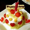 あお0603's cooksnap of when they made 赤ちゃんの為の誕生日ケーキ☆.