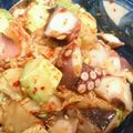 あんじぇら。's cooksnap of when they made 旨い★タコとアボカドのキムチ和え.