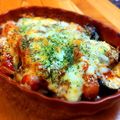 ミーちゃん♪'s cooksnap of when they made 茄子とトマトのグラタン.