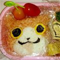 eryoasu's cooksnap of when they made キャラ弁☆妖怪ウォッチ・ジバニャン！鮭で.