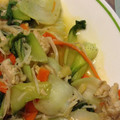 mtnorth's cooksnap of when they made 青梗菜と豚こまのにんにく炒め.