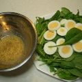 ステルトミチル's cooksnap of when they made すごくおいしい！マスタードドレッシングのほうれん草サラダ.