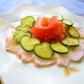 runa10's cooksnap of when they made ☆我が家のタコのカルパッチョ☆.