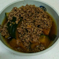 双子の父's cooksnap of when they made かぼちゃとひき肉の煮物.