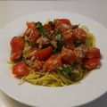 こてつ？'s cooksnap of when they made ツナと大葉とトマトの冷製パスタ.