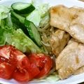 ぽんゆかこ's cooksnap of when they made 焼き肉のタレで柔らかムネ肉.