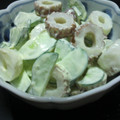 nekoにごはん's cooksnap of when they made 簡単！ちくわときゅうりのわさびマヨ和え.