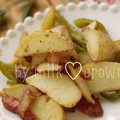 milk＊crown's cooksnap of when they made マックのポテト再利用.