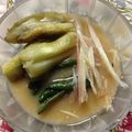 ☆べーちゃん☆'s cooksnap of when they made 焼き茄子の入った冷たいお味噌汁.