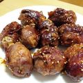 ねもしま's cooksnap of when they made 照り照り♡めちゃ旨甘辛肉巻きおにぎり.