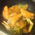 たろっぺ♪'s cooksnap of when they made フライパンで大根と手羽先の照り煮.
