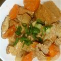 せんひこ's cooksnap of when they made 豚こま＆大根＆厚揚げ＊こっくり味噌煮.