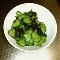 ヤミーヤムヤム's cooksnap of when they made わかめときゅうりの酢の物.