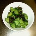 ヤミーヤムヤム's cooksnap of when they made わかめときゅうりの酢の物.