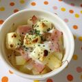 こいのぼりまき's cooksnap of when they made ★じゃが玉ベーコンのココットカマン★.