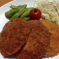 ゆきんこシャ−リ−'s cooksnap of when they made 男子が大好き簡単ハムカツ.