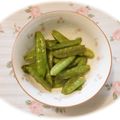 ☆AMR☆'s cooksnap of when they made 絹さやのシャキシャキ油炒め.