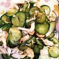 マシュマロ0918's cooksnap of when they made ささみときゅうりの和え物.