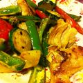 クマたぬき's cooksnap of when they made 鶏肉とズッキーニの塩レモンマヨ炒め.