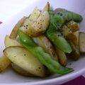 ピンクのたまご's cooksnap of when they made 今が旬、絹さや新じゃが炒め♫.