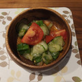 tanaemi's cooksnap of when they made 夏仕様！トマトとオクラと胡瓜の酢の物★.