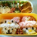 あみごっち's cooksnap of when they made チョッパー＆キティ☆キャラ弁・遠足.