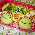 さにゃんのまま's cooksnap of when they made キャラ弁 かえるちゃん.