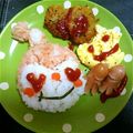 airi777's cooksnap of when they made キャラ弁バレンタイン〜ドキンちゃん〜.
