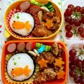農家の嫁様's cooksnap of when they made 簡単ワンポイントキャラ☆金魚ちゃん♪.