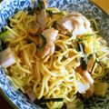 fm04's cooksnap of when they made 和風あじ★豚ニラ焼うどん.