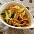 ちぃぱっくん's cooksnap of when they made かにかまときゅうりの中華風サラダ.