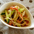 ちぃぱっくん's cooksnap of when they made かにかまときゅうりの中華風サラダ.