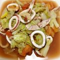 プリヲ's cooksnap of when they made イカキャベツトマトの蒸し煮.